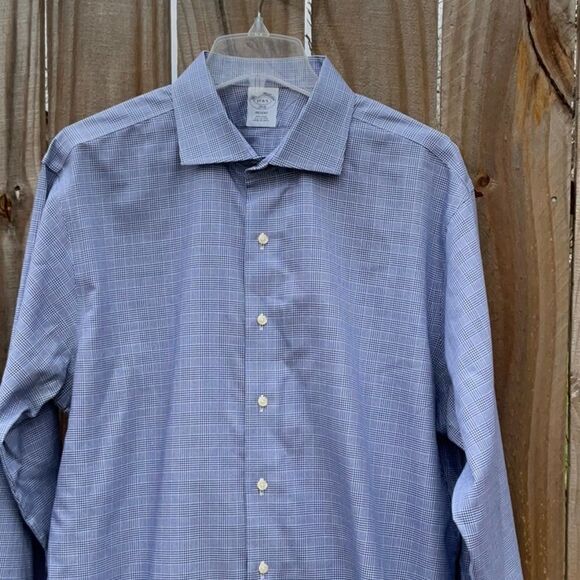 🔥 Take 50% OFF- Brooks Brothers Regent Men’s Dress Shirt, Size-17- 4/5 - Picture 1 of 10